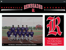 Tablet Screenshot of napervillerenegades.org